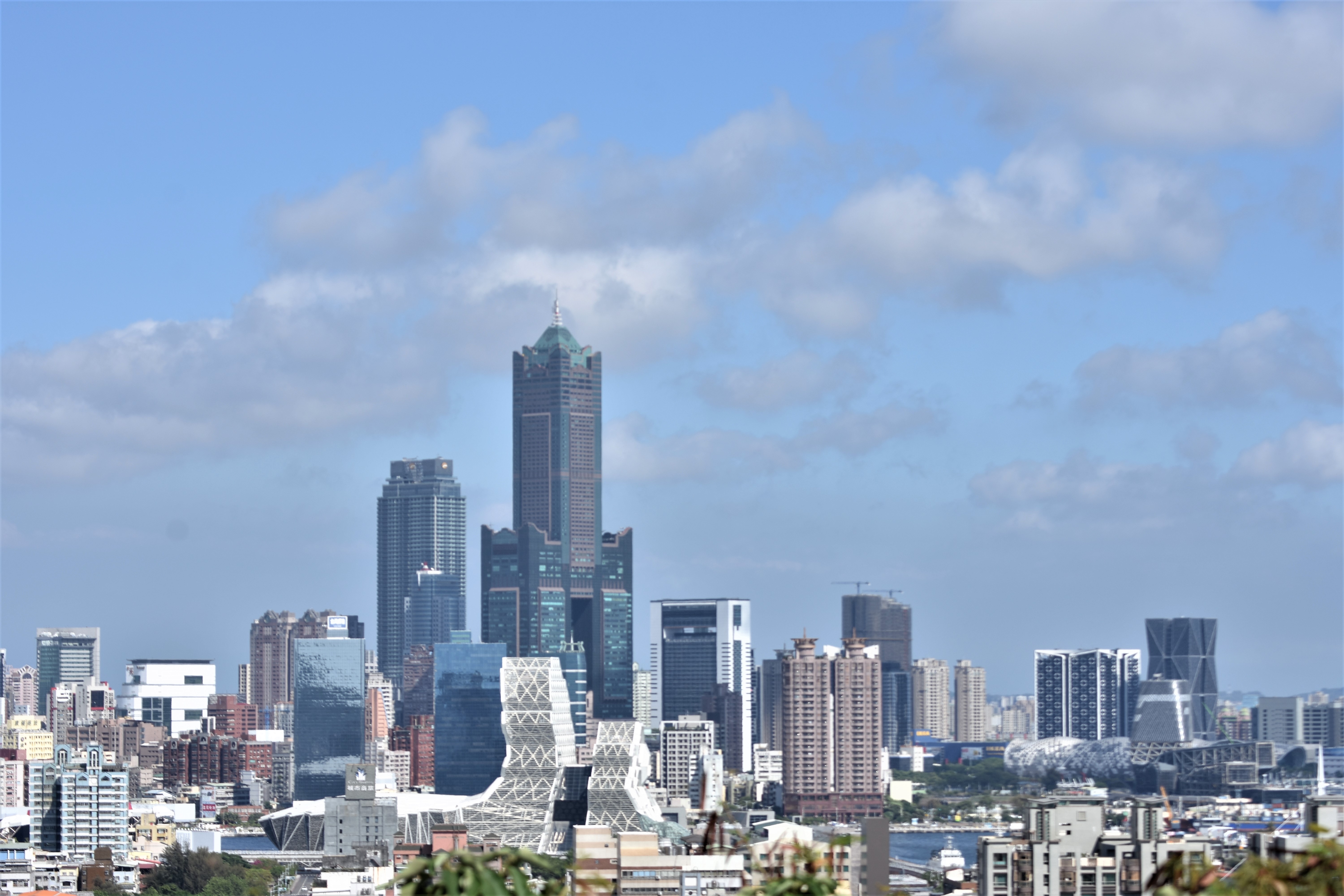 Skyline of Kaohsiung City.