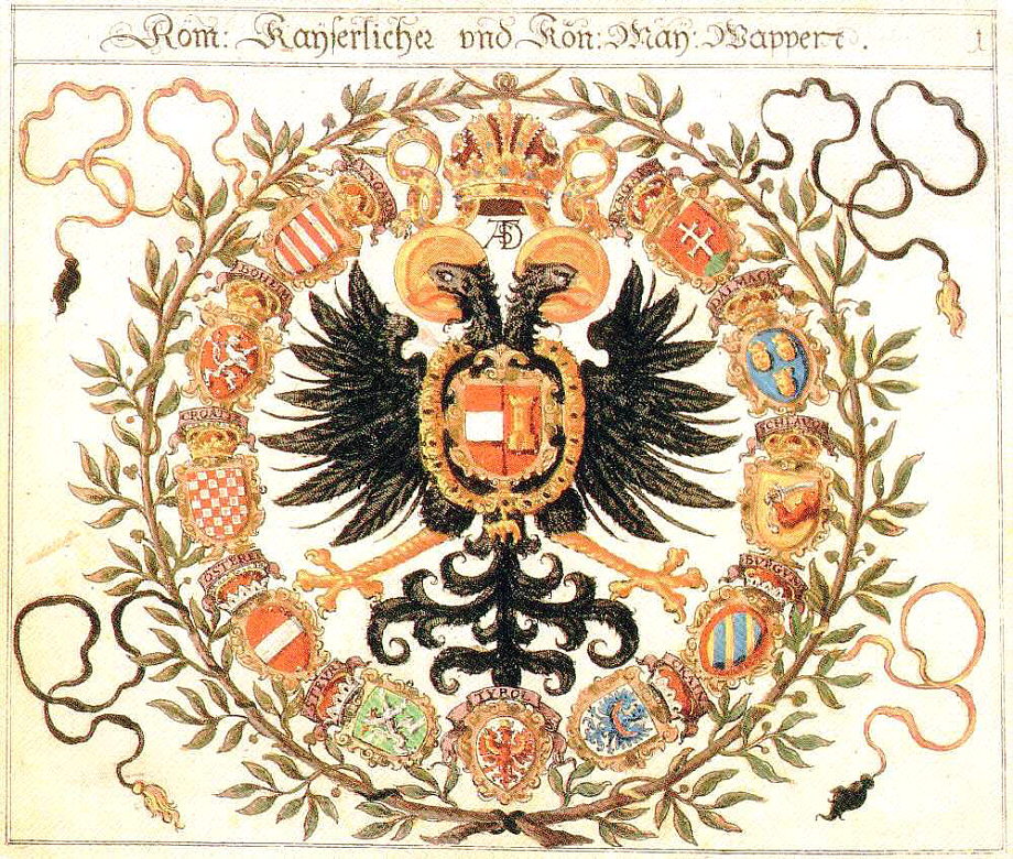 1605年のハプスブルク皇帝の紋章