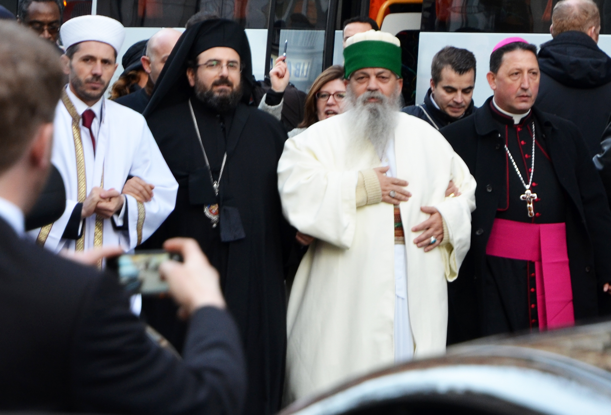 Đại diện các cộng đồng Hồi giáo Sunni, Chính thống giáo, Bektashi và Công giáo Albania tại Paris