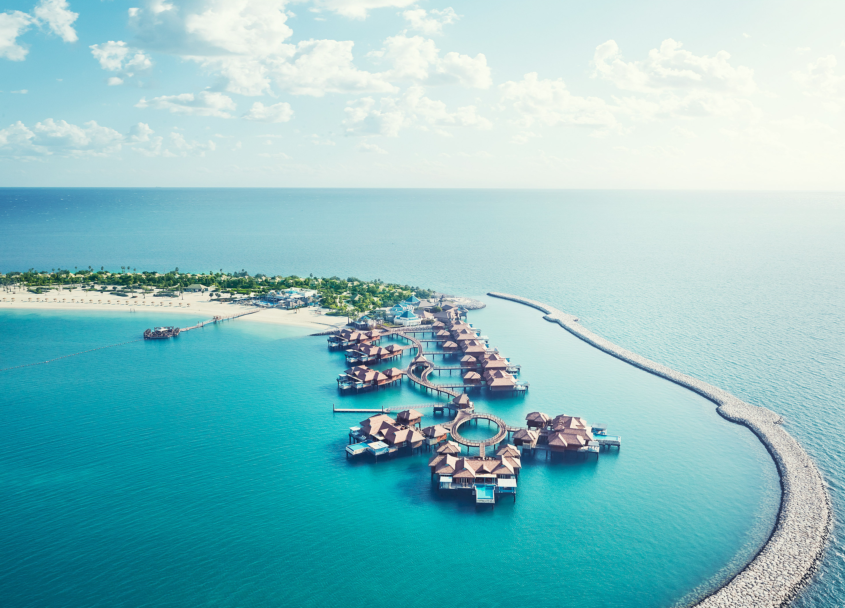 Pusat peranginan pelancongan di Pulau Banana di Qatar