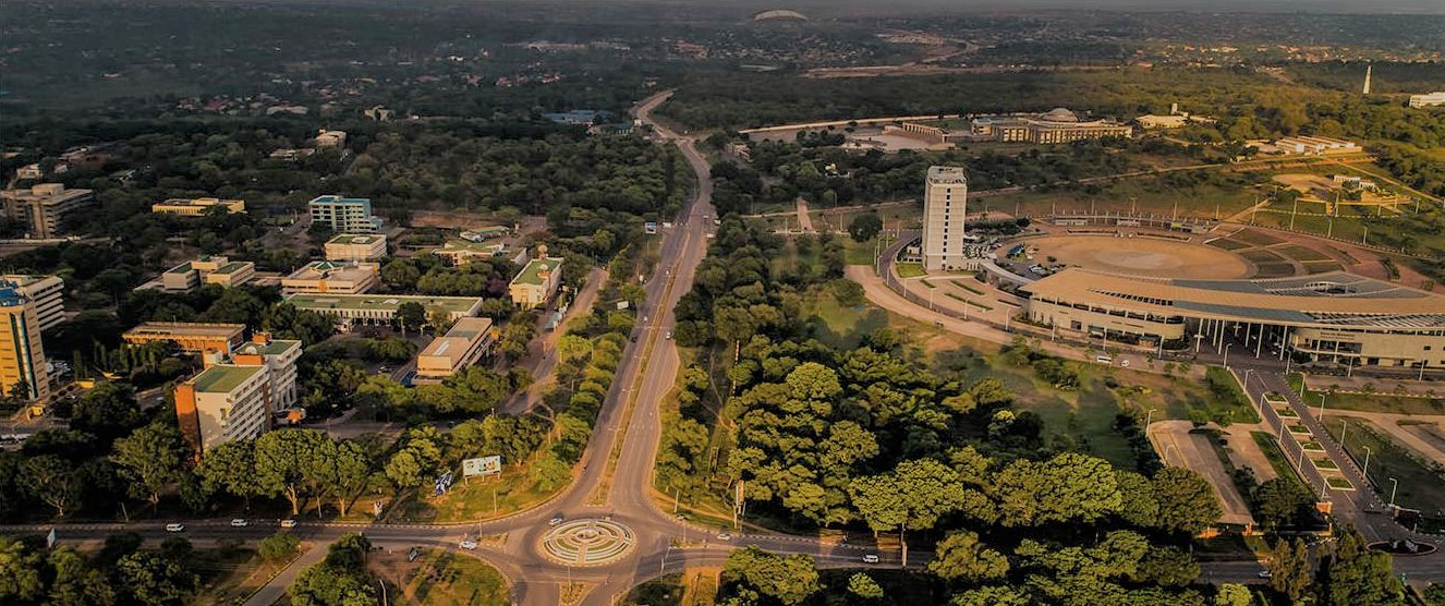Một góc Lilongwe nhìn từ trên cao.