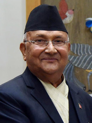 K. P. Sharma Oli, Perdana Menteri Nepal.