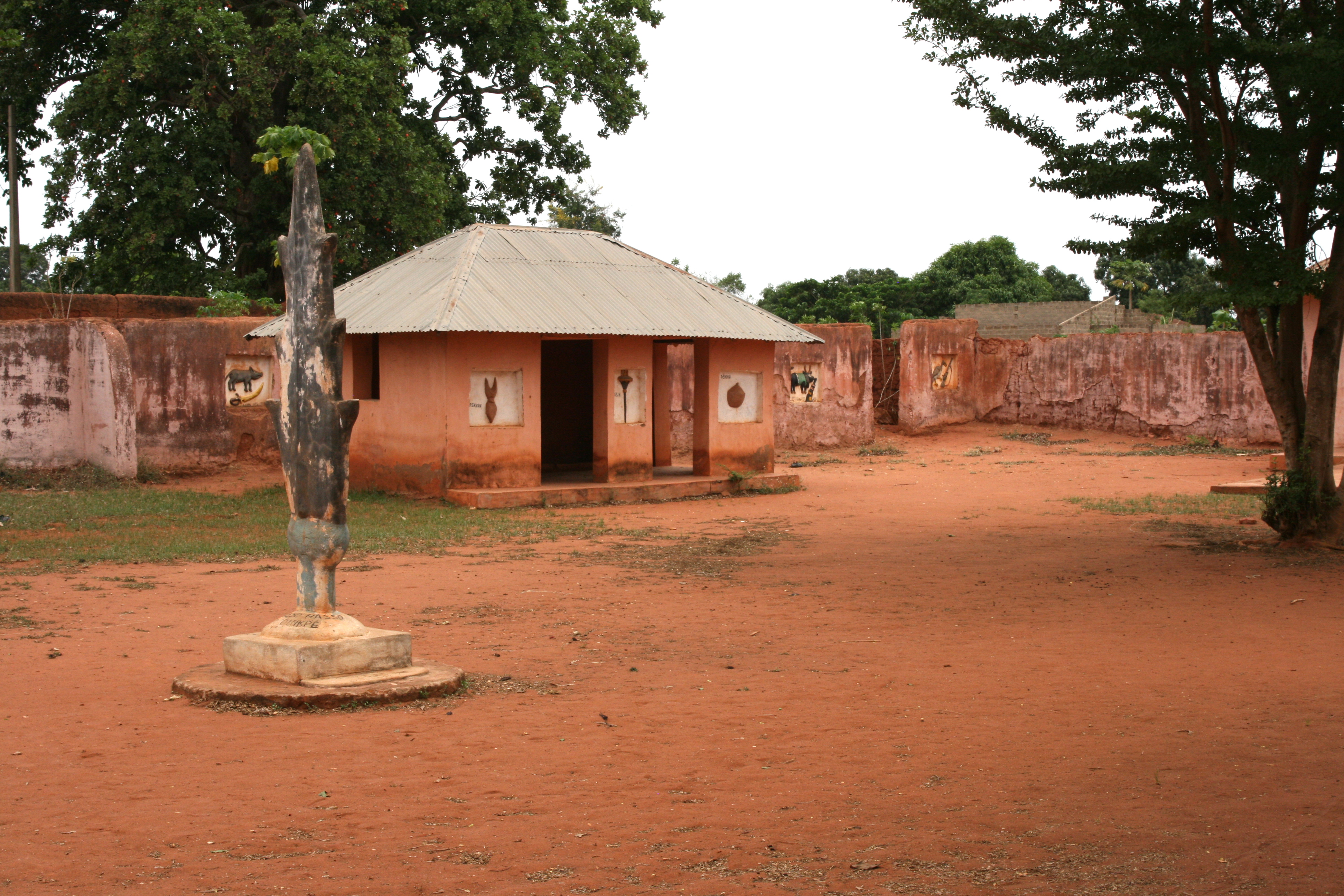 One of the Royal Palaces of Abomey, a UNESCO World Heritage site, showcasing the rich history of the Dahomey Kingdom.