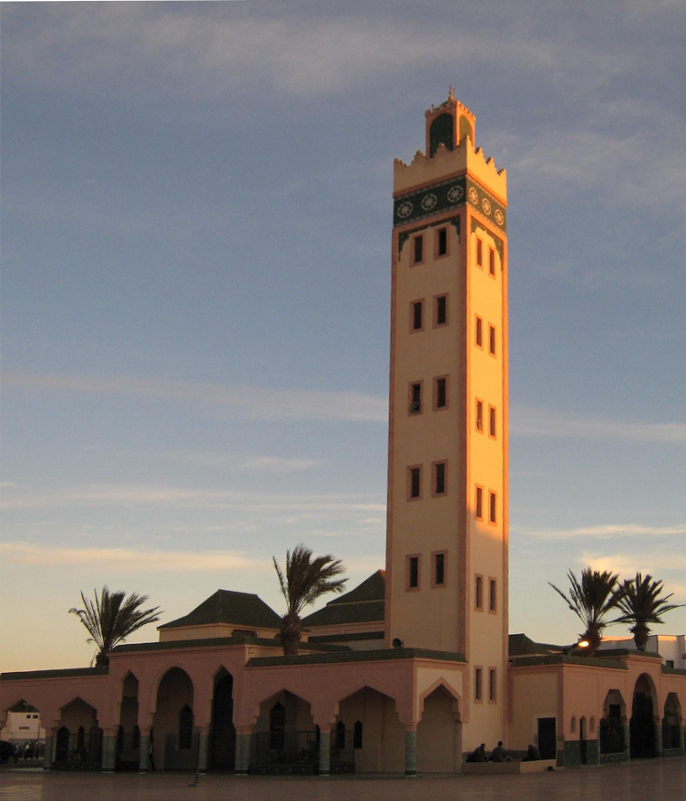 Sebuah masjid di Dakhla, sebuah kota di bawah kendali Maroko.
