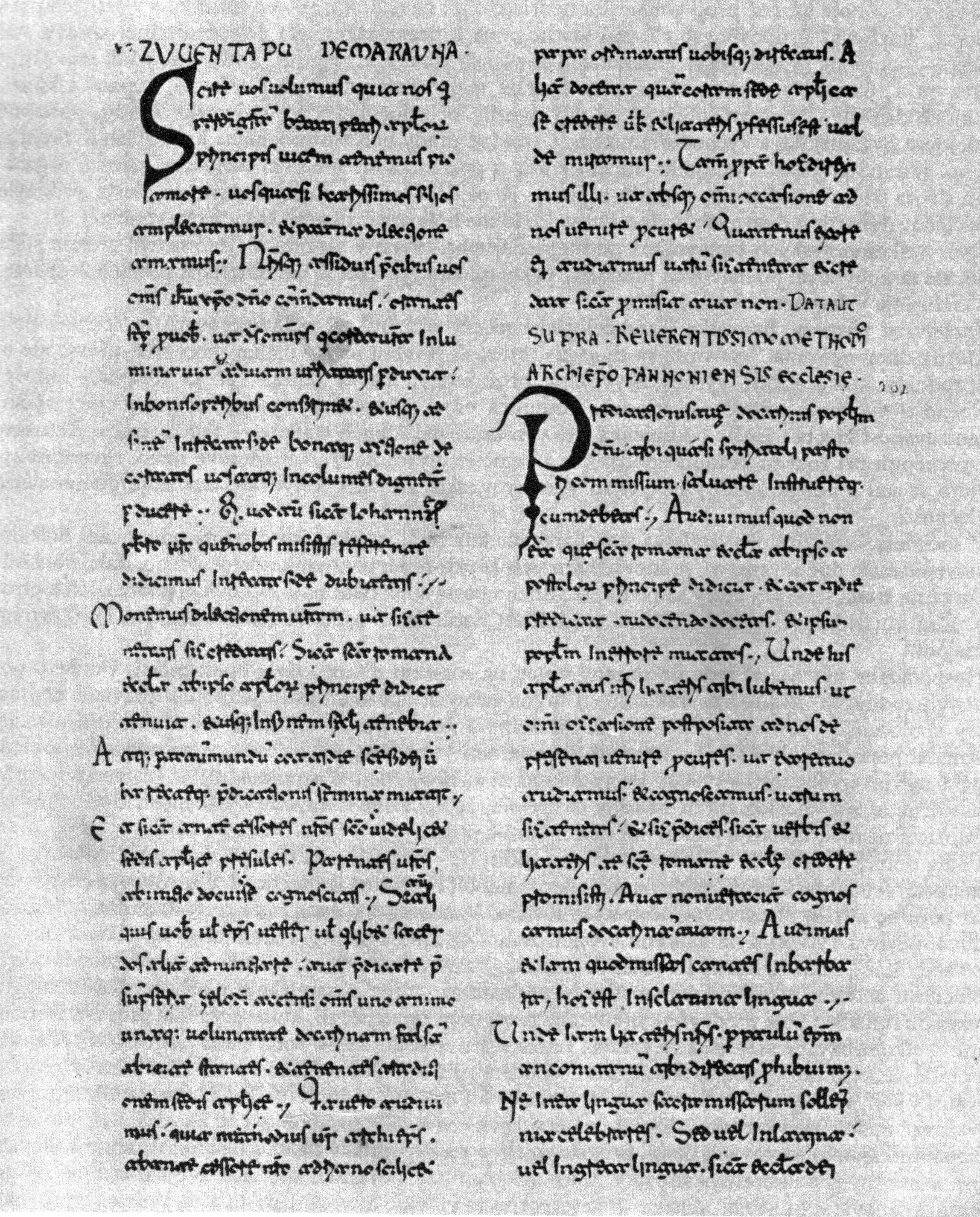 Scire vos volumus, ialah surat yang ditulis oleh Paus John VIII pada tahun 879 kepada Svatopluk I.