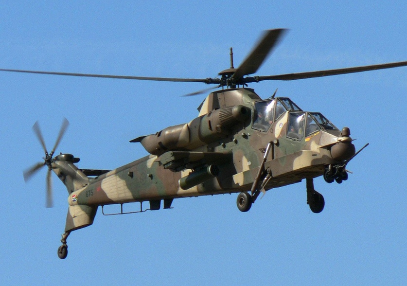 Helikopter serangan Rooivalk buatan Afrika Selatan
