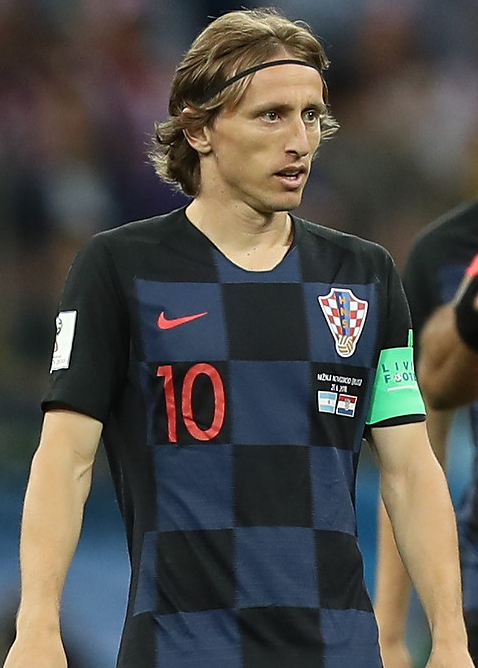 ルカ・モドリッチ、クロアチア史上最高のサッカー選手と見なされることが多い。