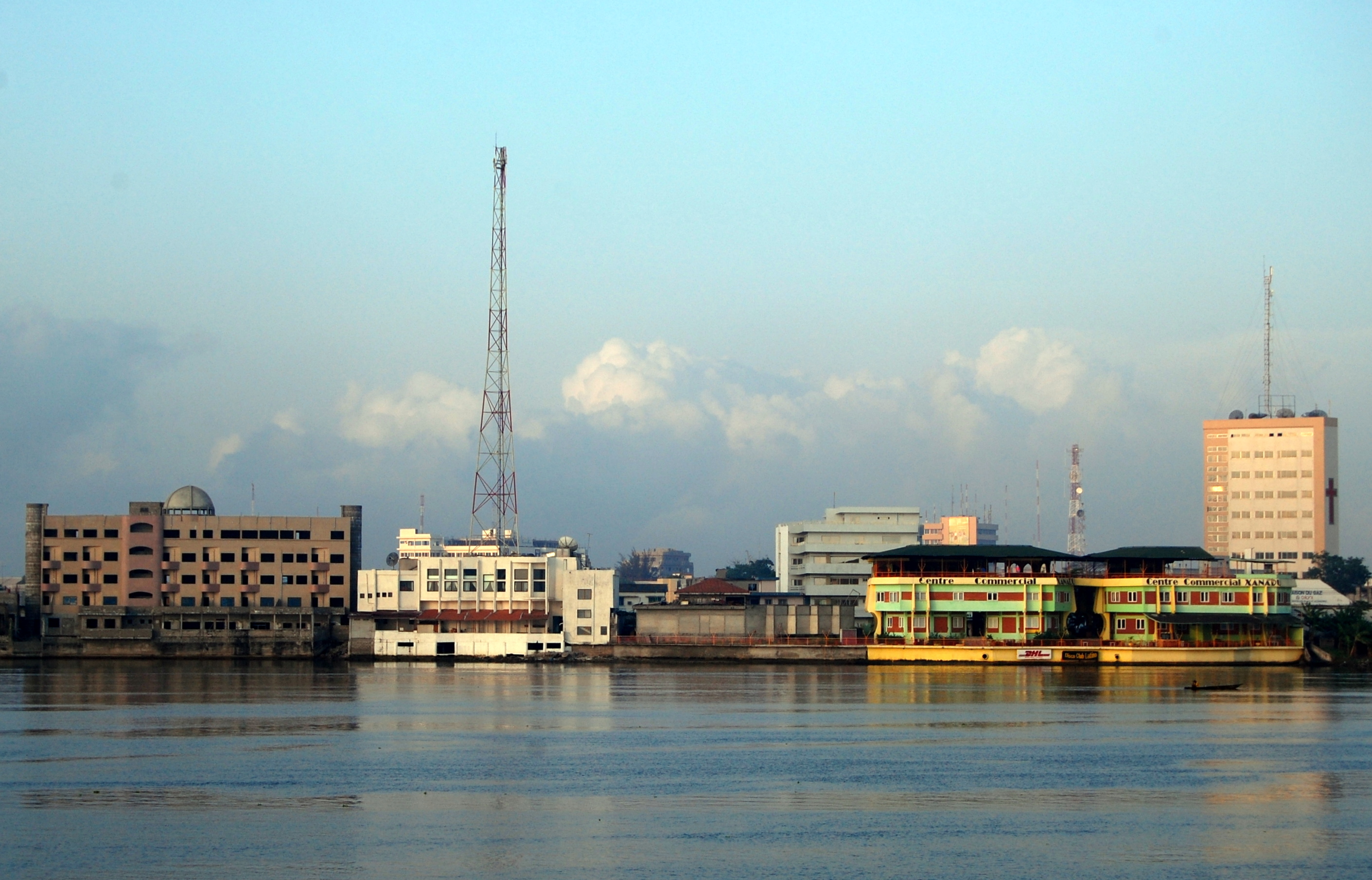 Skyline of Cotonou, Benin's largest city and economic capital.