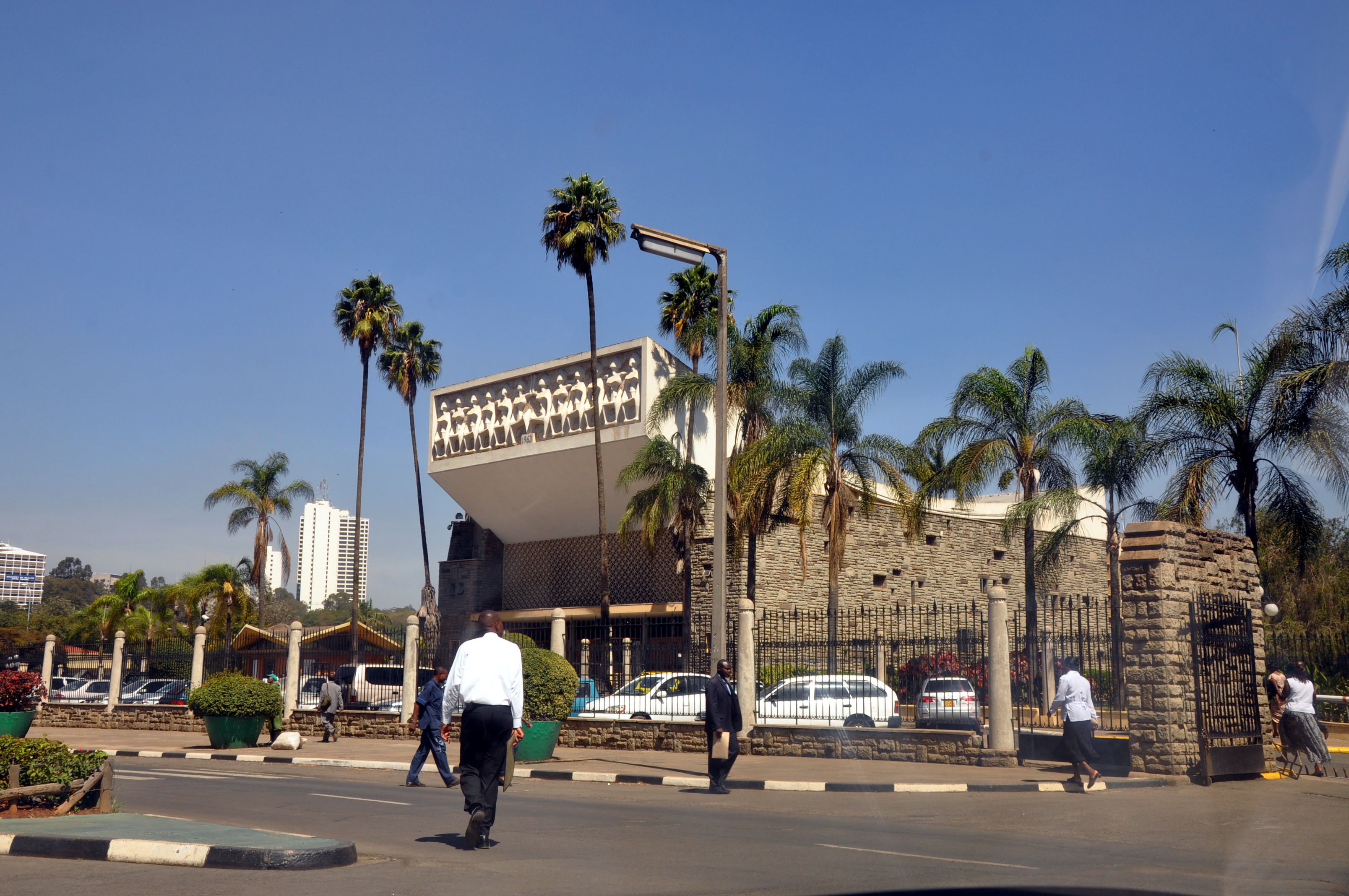 Gedung Parlemen Kenya di Nairobi.