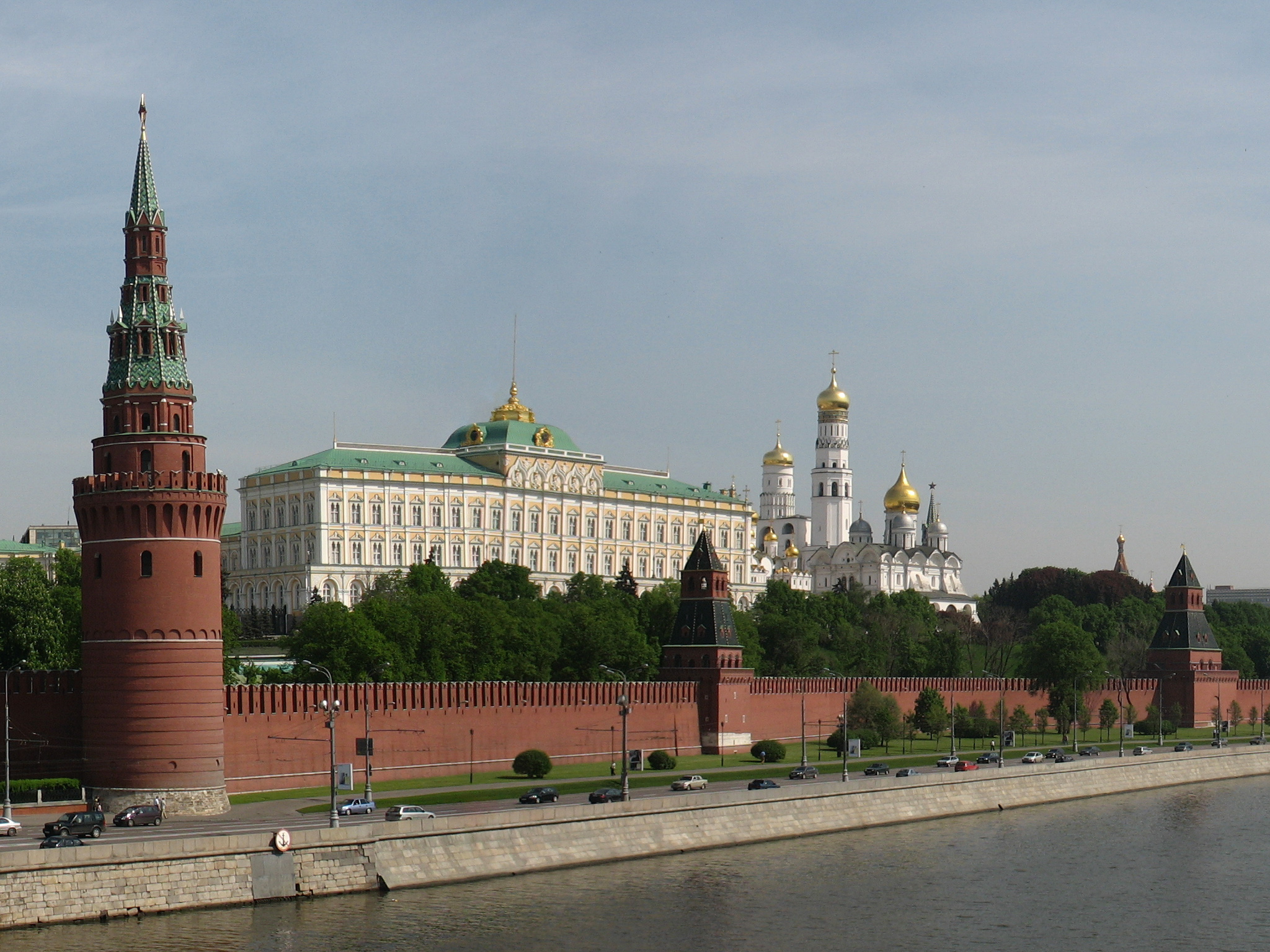 Kremlin, kediaman rasmi Presiden Rusia.