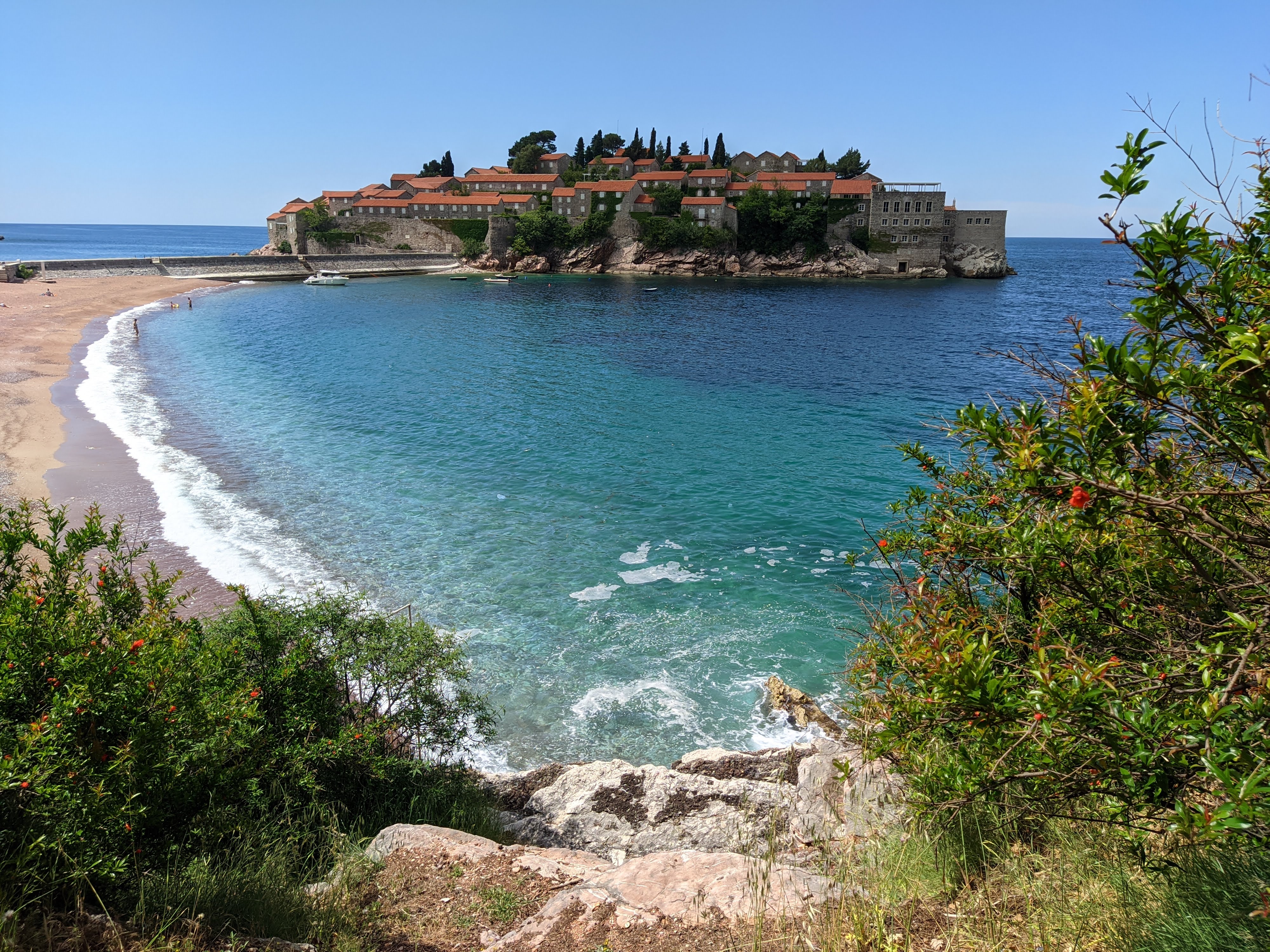 Sveti Stefan, an iconic islet and hotel resort.