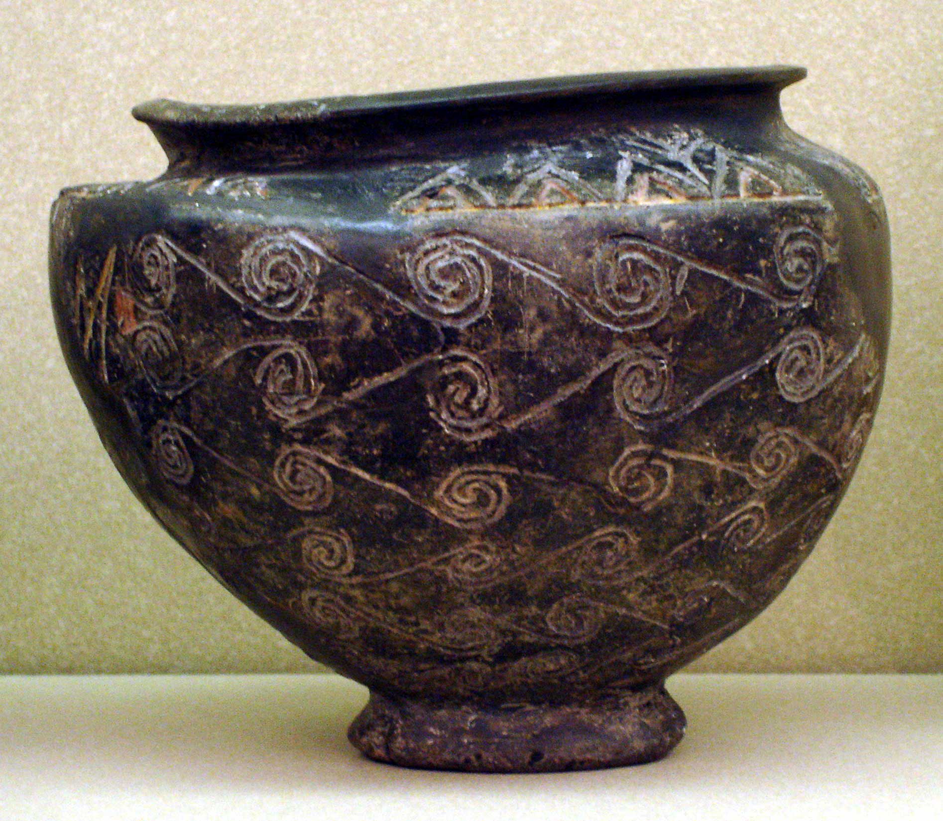 Mangkuk Kerma, 1700-1550 SM. Muzium Seni Halus, Boston.