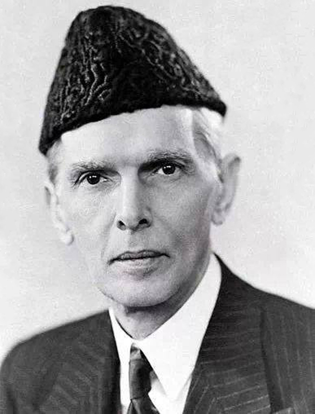 Muhammad Ali Jinnah (1876-1948) berkhidmat sebagai Gabenor Jeneral pertama Pakistan dan pemimpin Pergerakan Pakistan.