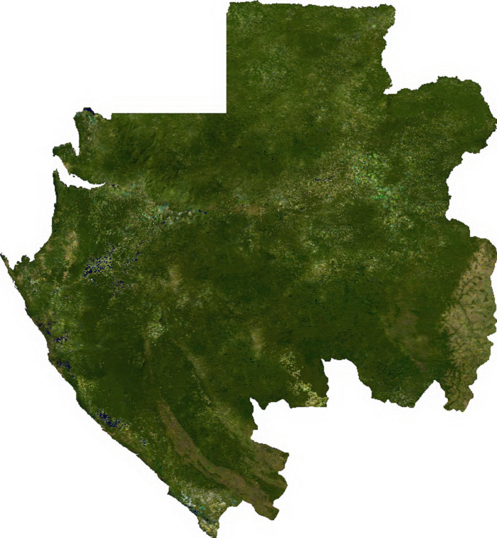 Citra satelit Gabon