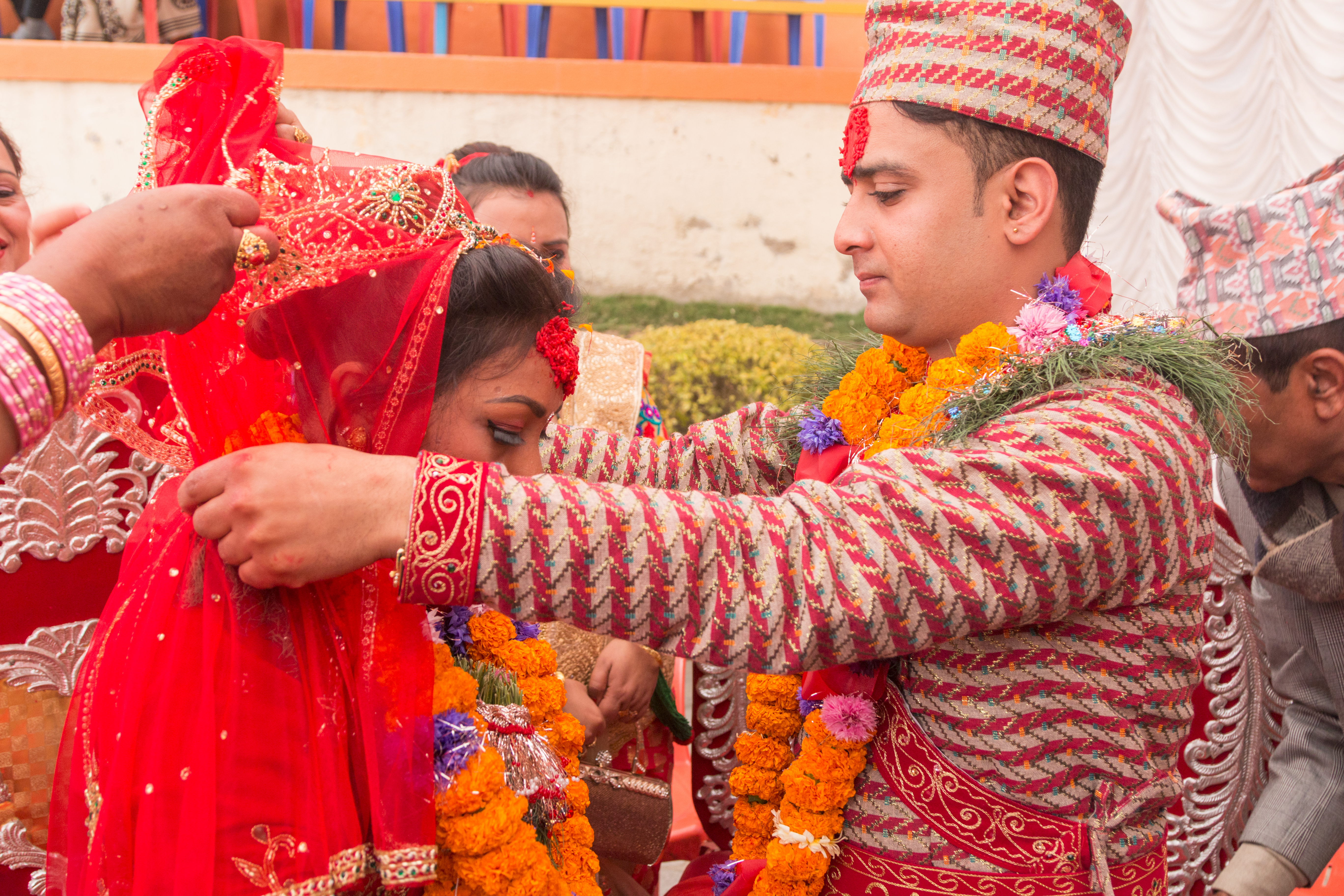 Prosesi pernikahan umat Hindu di Nepal