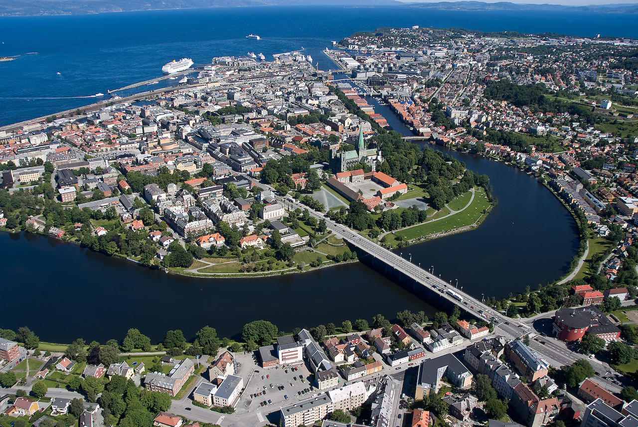 Toàn cảnh Trondheim.