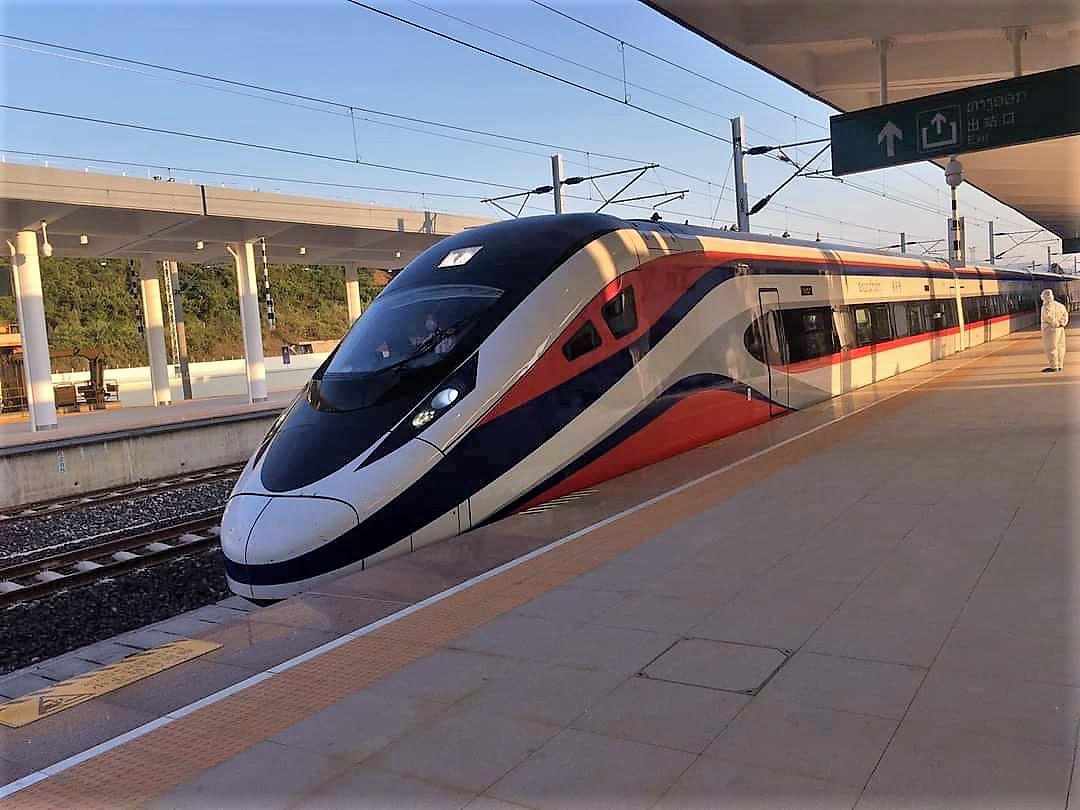 Kereta Api Boten-Vientiane, sebuah projek infrastruktur penting yang menghubungkan Laos dengan China.