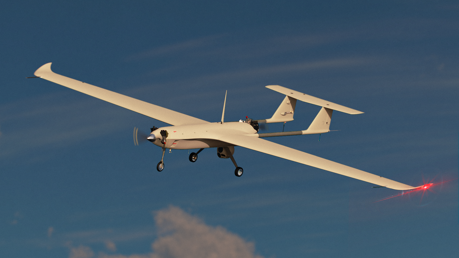 멕시코 이드라 테크놀로지스에서 제작한 S-45 BAALAM UAV. 2022년.