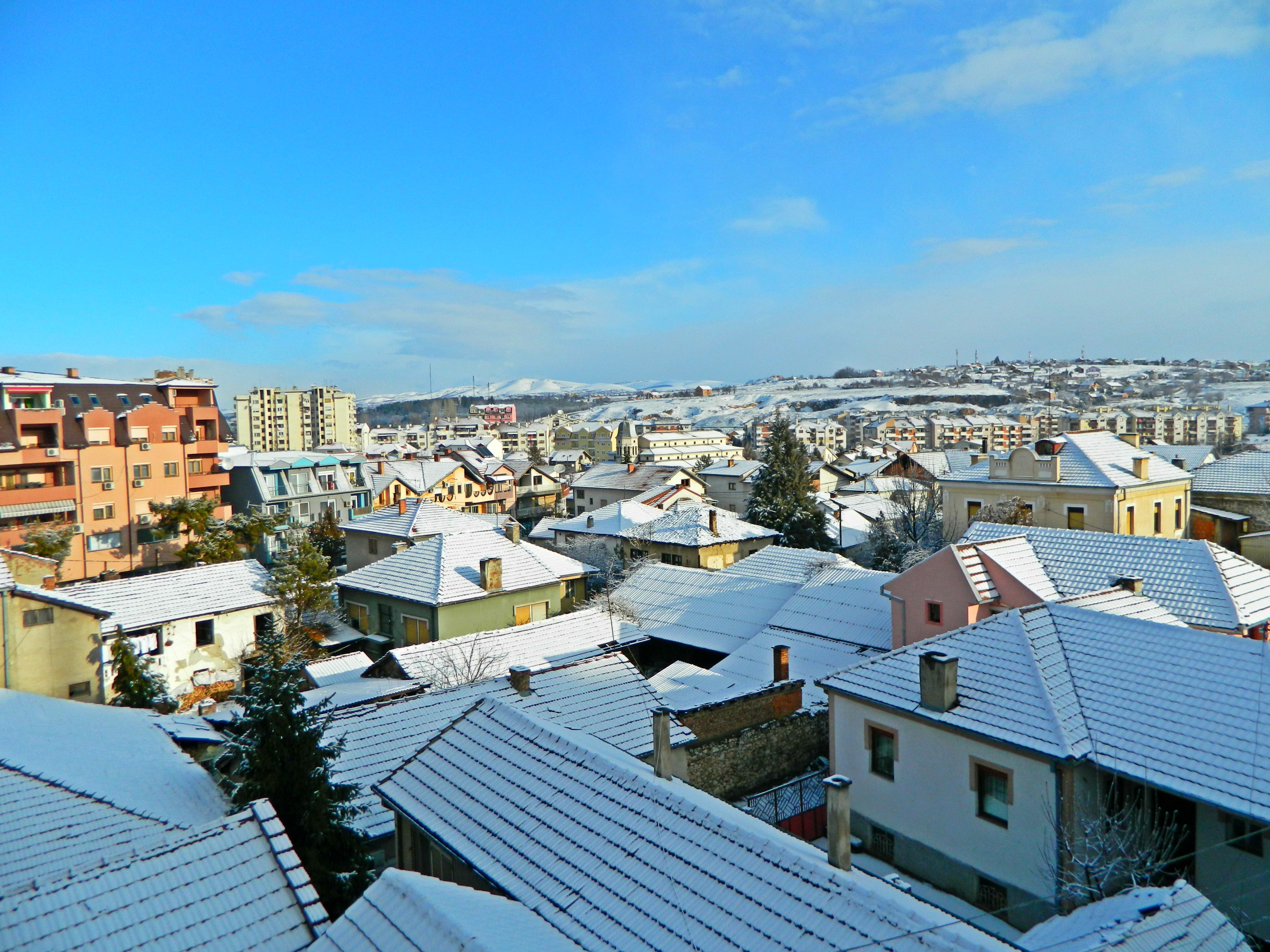 A view of Kumanovo city center.