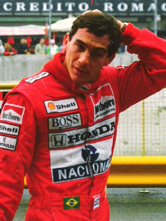F1で同一グランプリ最多連勝・最多ポールポジション記録を持つアイルトン・セナ。