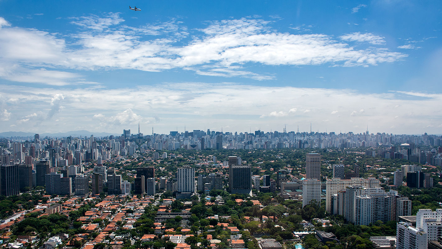 Quận Jardins ở São Paulo, thành phố lớn nhất Brasil.