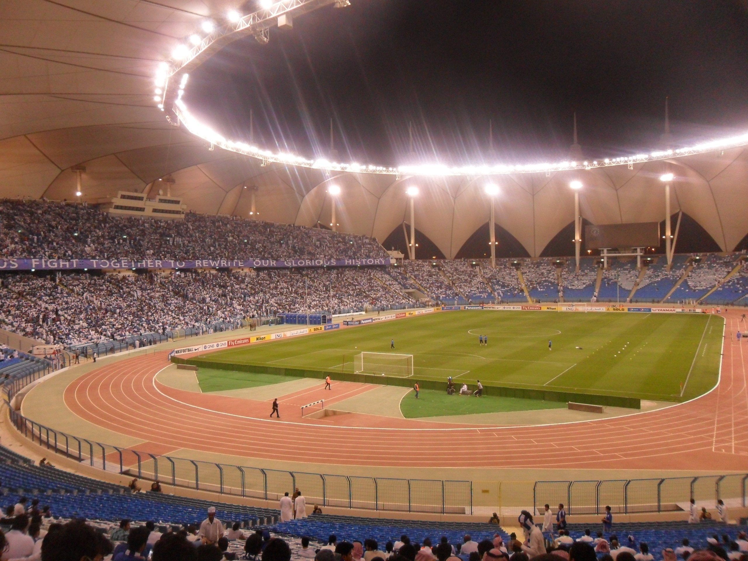 Stadion Internasional Raja Fahd di Riyadh.