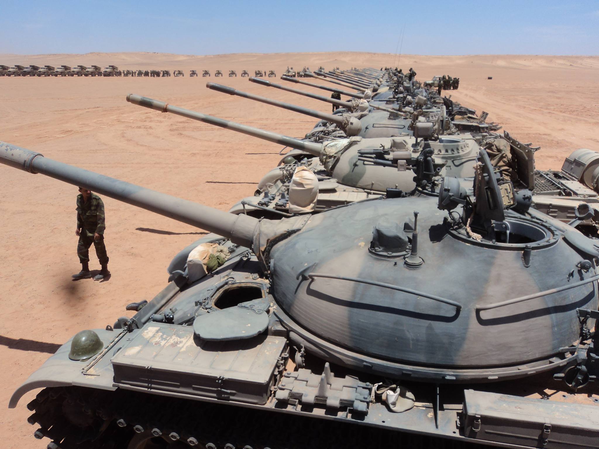 Polisario tank division in 2010
