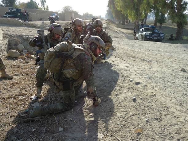 Rejimen Pasukan Khas Ke-5 Slovakia di timur Afghanistan semasa Operasi Enduring Freedom