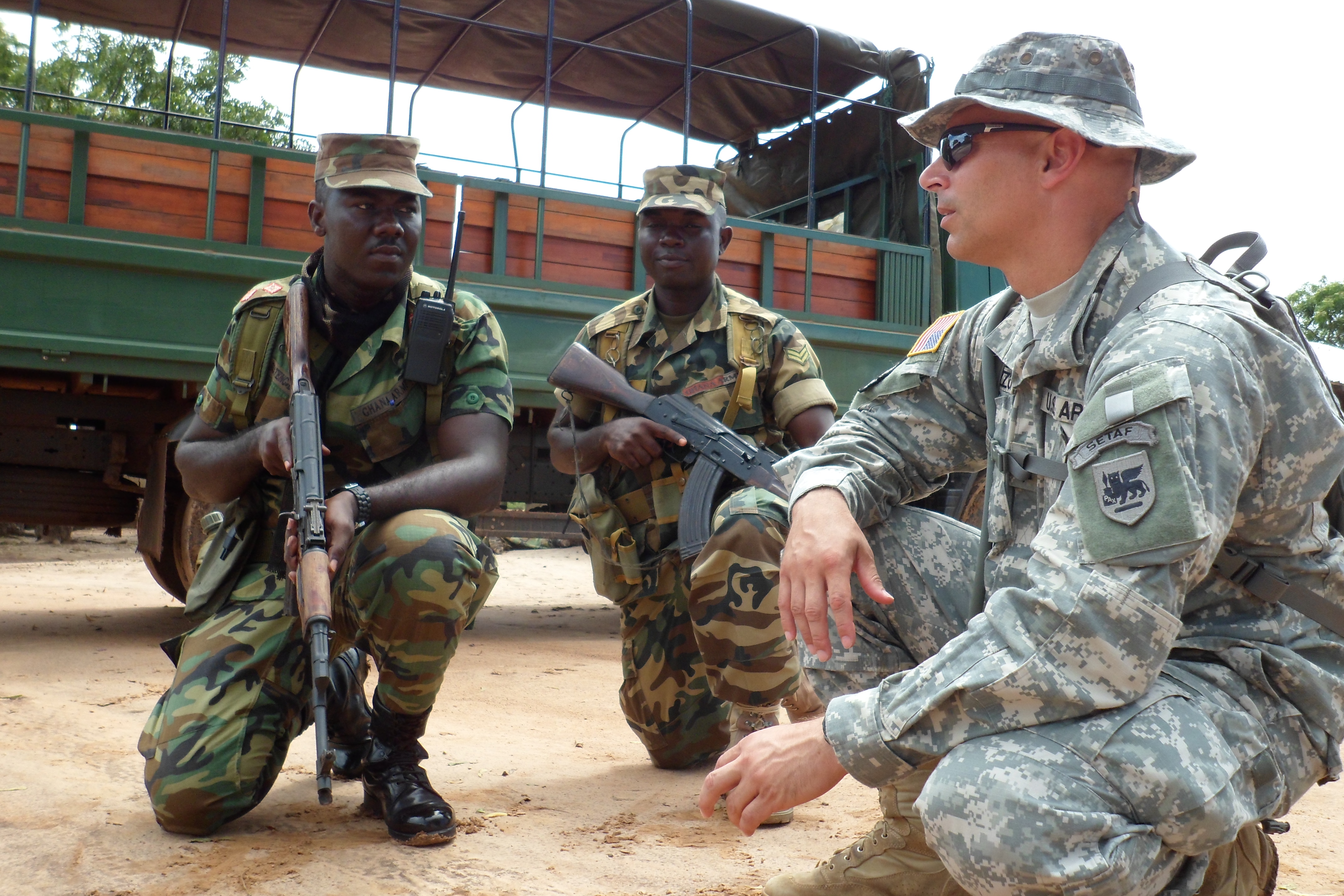 Askar Sierra Leone dan Amerika Syarikat
