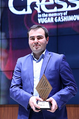 Shakhriyar Mamedyarov, juara Catur Cepat Dunia 2013 dan tiga kali juara Catur Tim Eropa.
