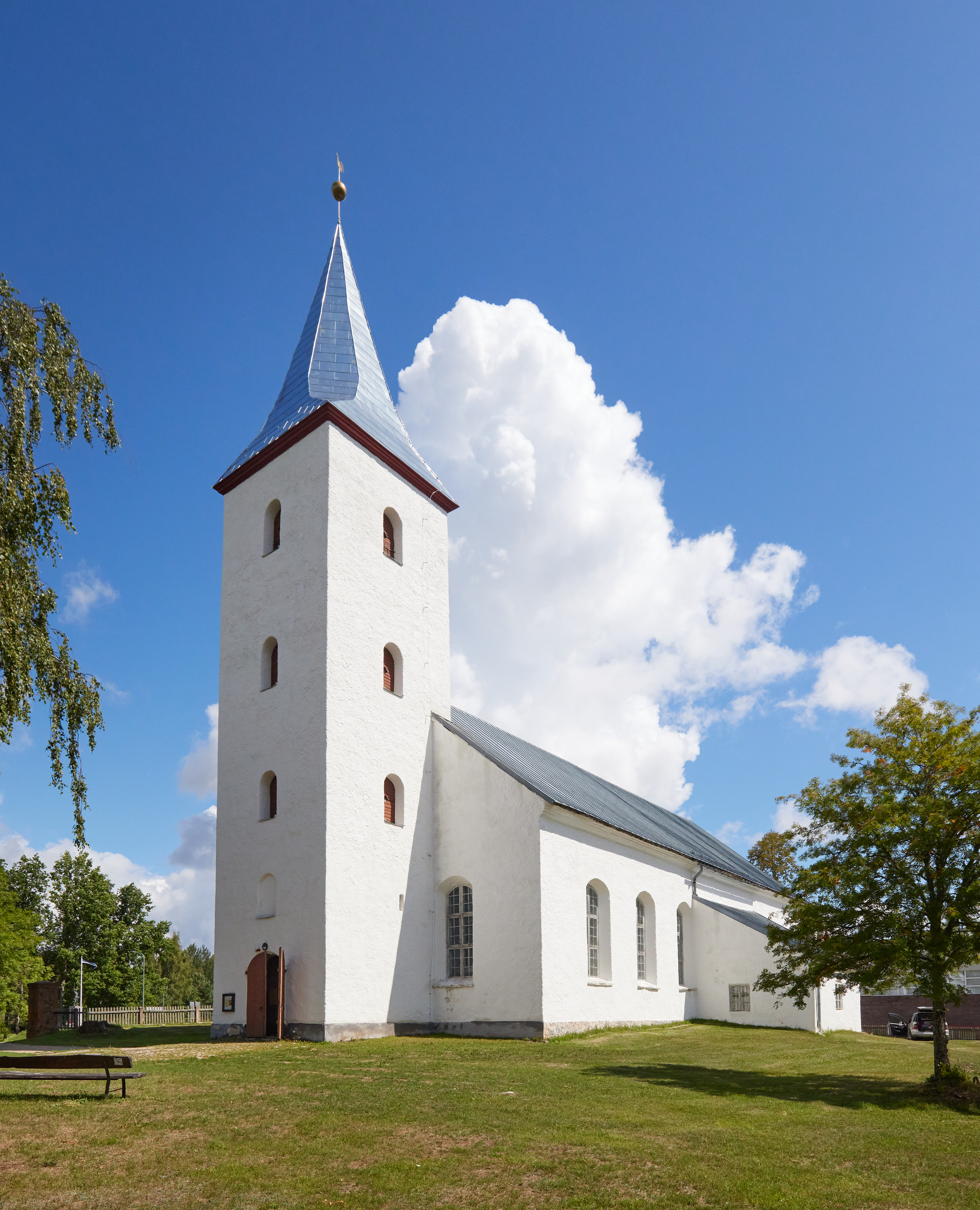 Sebuah gereja paroki Lutheran di Rõuge