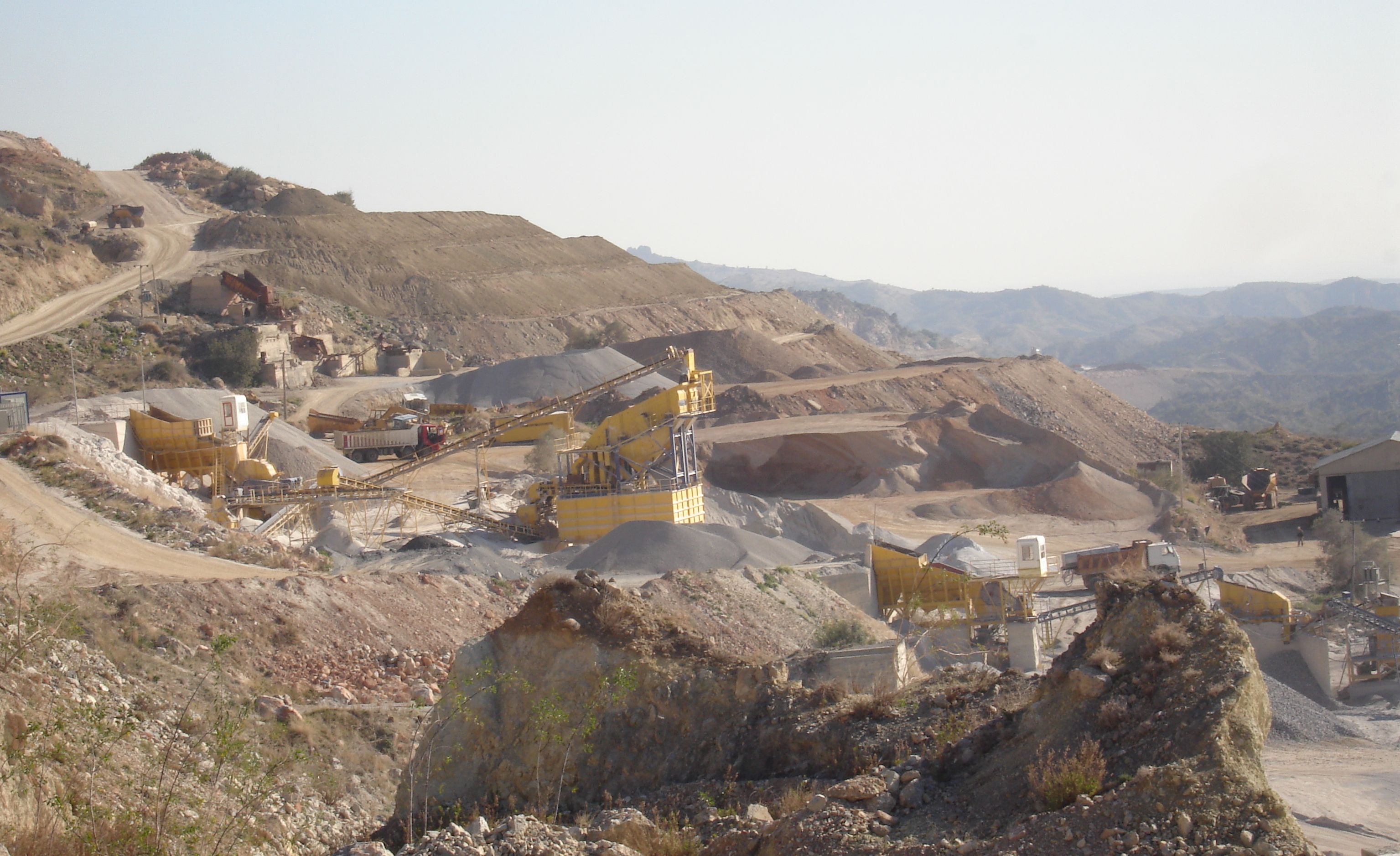 Sebuah kuari di Cyprus Utara.